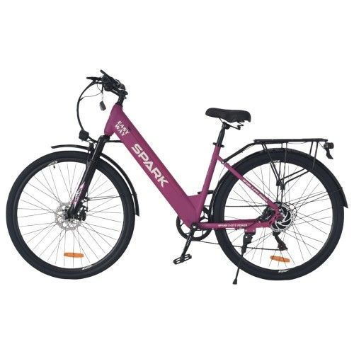 Велосипед с электромотором SPARK E-CITY EASY WAY 18" 48V/500W/12,5Ah фиолетовый матовый 239959 фото