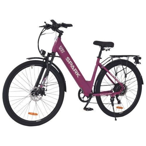 Велосипед с электромотором SPARK E-CITY EASY WAY 18" 48V/500W/12,5Ah фиолетовый матовый 239959 фото