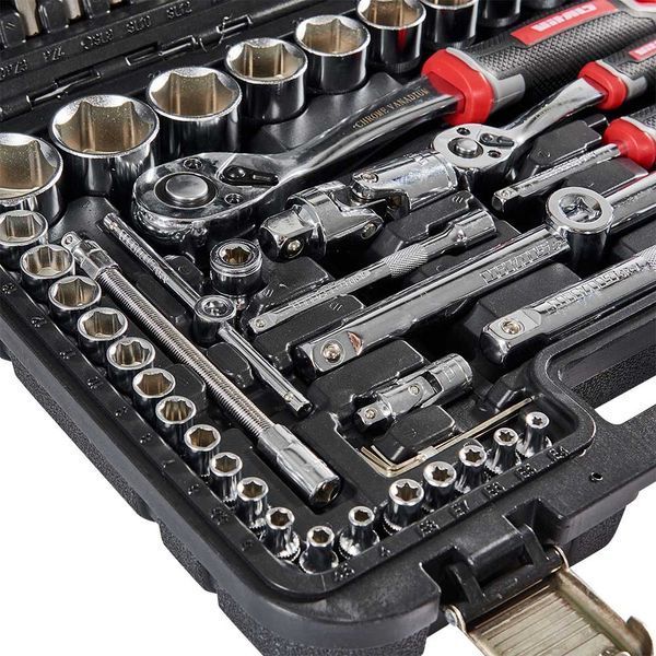 Набор головок торцевых 1/4&Prime; и 1/2&Prime; 111 предметов Vitals Master Impact + Superlock 186169 фото