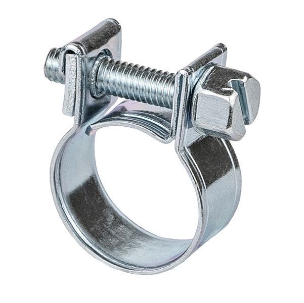 Хомут силовой оцинкованный Mini 9мм &Oslash;14-16мм 50шт SIGMA (2507601) 2507601 фото